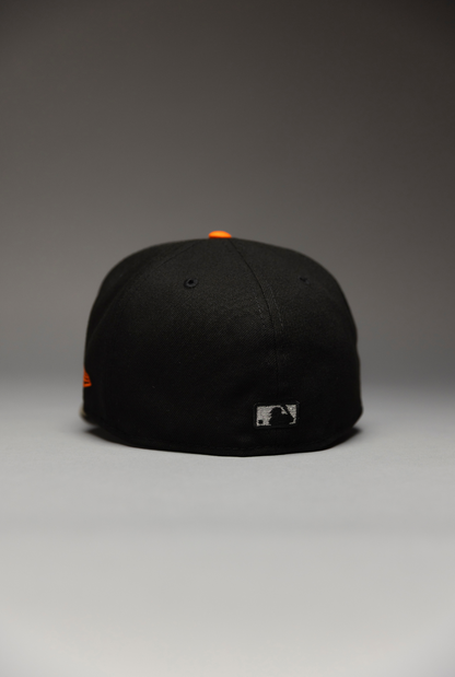NEW ERA EXCLUSIVE 59FIFTY BLACK/CAMO LOS ANGELES DODGERS W/ BURNT ROSES + TOKYO SERIES SIDE PATCH