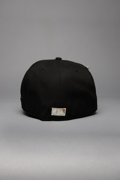 NEW ERA EXCLUSIVE 59FIFTY BLACK CHICAGO WHITE SOX W/ ALL STAR YEARS SIDE PATCH