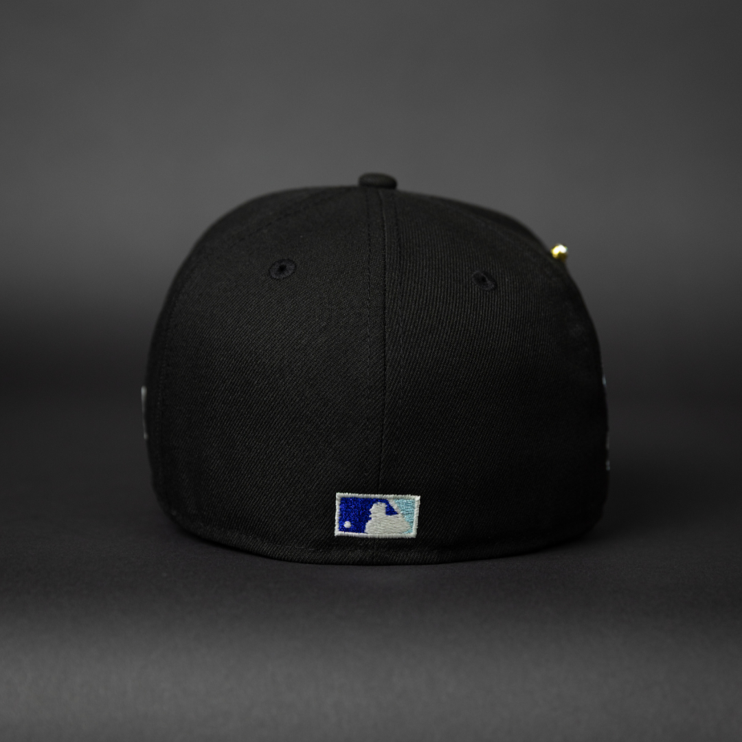 NEW ERA EXCLUSIVE 59FIFTY BLACK SAN FRANCISCO GIANTS W/ CANDLESTICK PARK SIDE PATCH