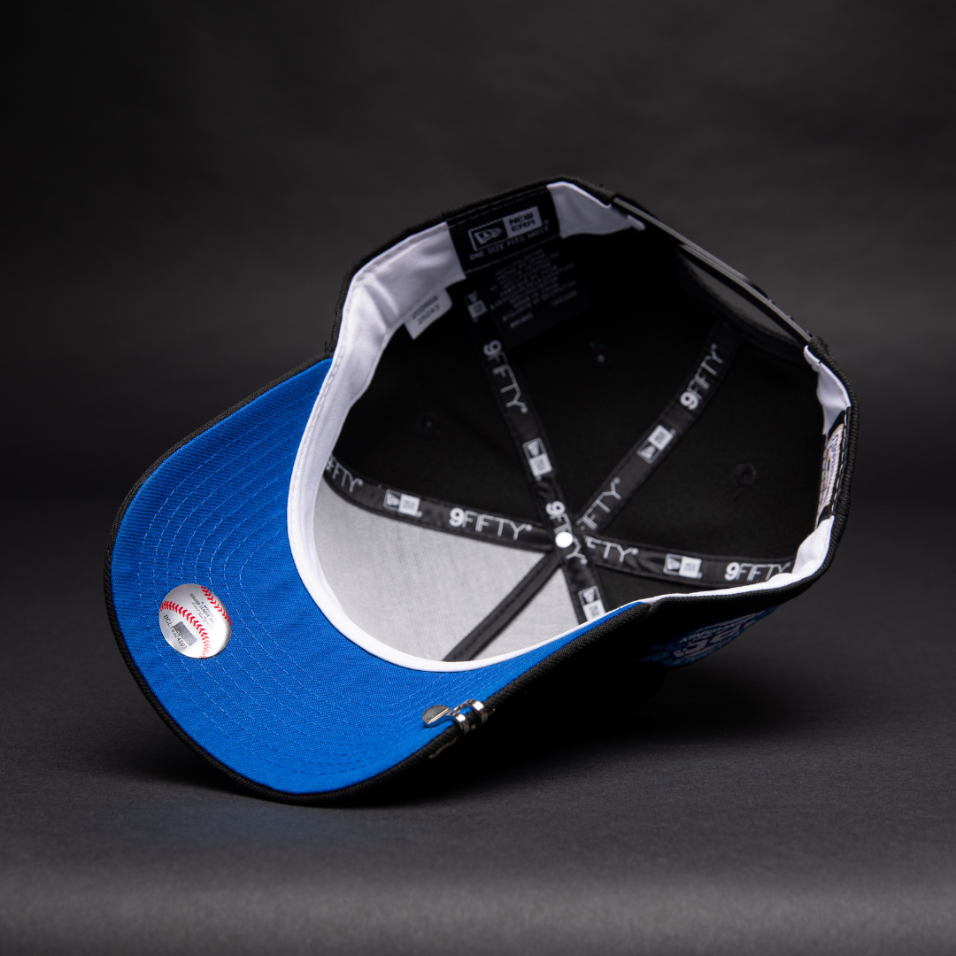 NEW ERA 9FIFTY A-FRAME BLACK ST LOUIS CARDINALS SNAPBACK W/ 125TH ANNIVERSARY SIDE PATCH