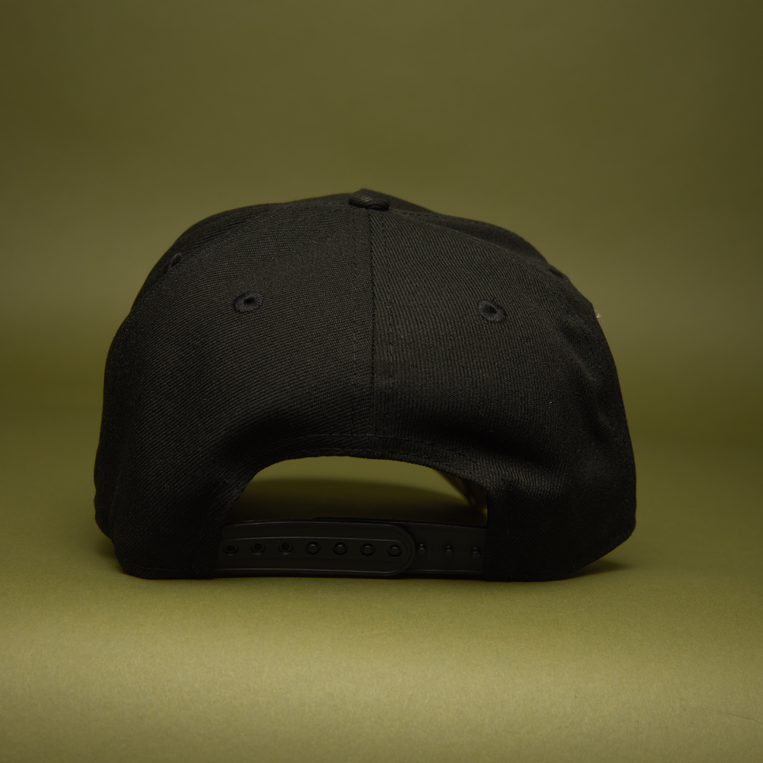 NEW ERA 9FIFTY A-FRAME BLACK PHILADELPHIA PHILLIES SNAPBACK W/ 1996 ALL STAR GAME SIDE PATCH
