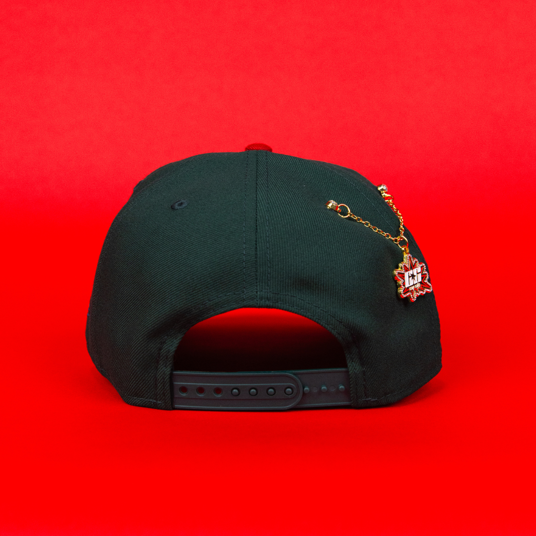 NEW ERA 9FIFTY A-FRAME FOREST GREEN/ NAVY LOS ANGELES DODGERS SNAPBACK W/ TOKYO SERIES SIDE PATCH
