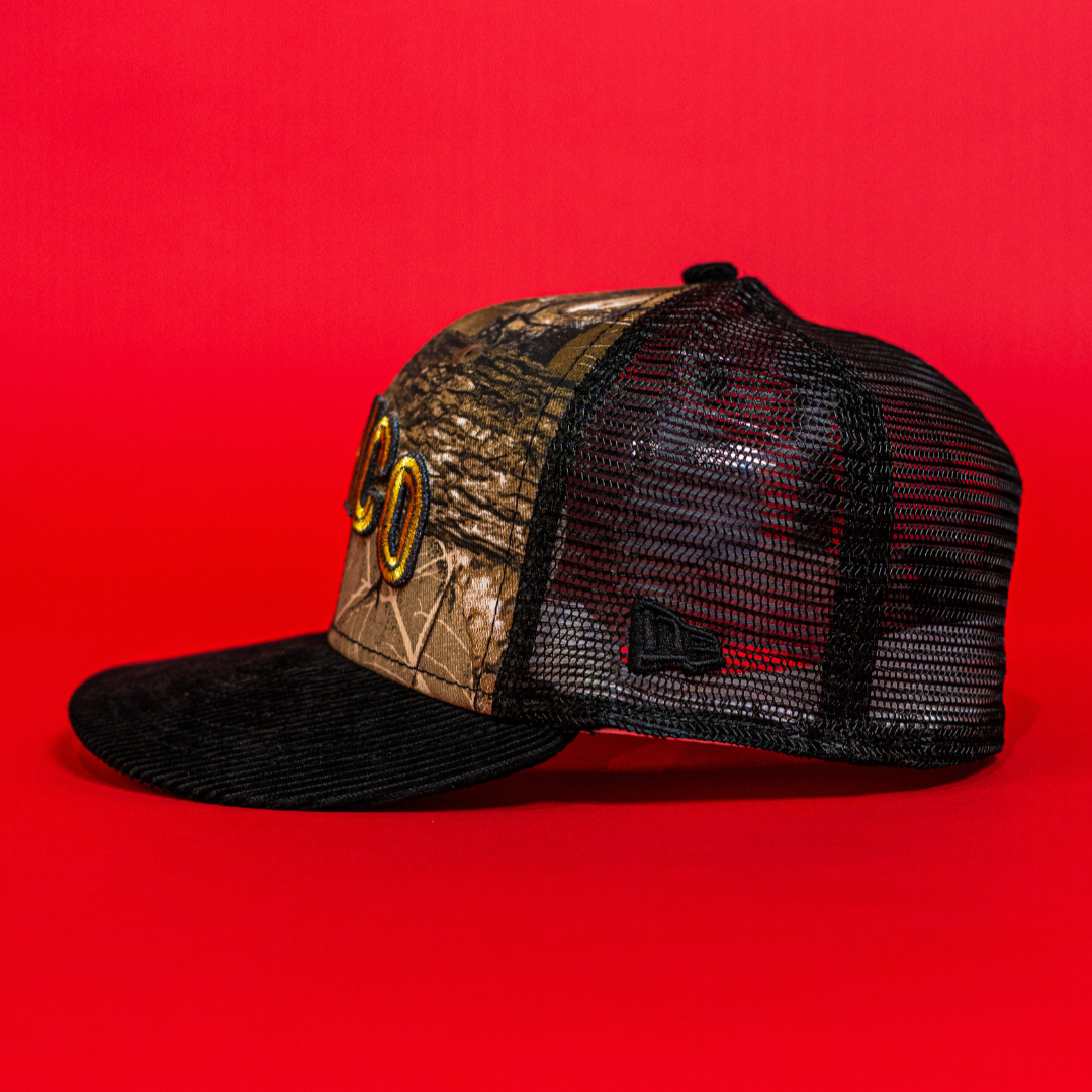 NEW ERA EXCLUSIVE 59FIFTY REALTREE/ CORDUROY MEXICO 2025 WORLD BASEBALL CLASSIC W/ MEXICO FLAG SIDE PATCH