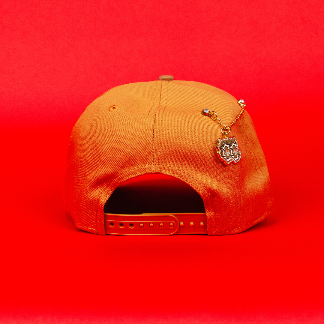 NEW ERA 9FIFTY A-FRAME BRONZE LOS ANGELES DODGERS "CITY OF ANGELS" W/ VIVA LOS DODGERS SIDE PATCH