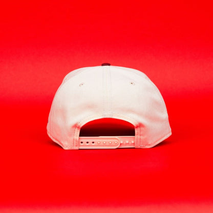 NEW ERA 9FIFTY A-FRAME CHROME/ BLUE PHILADELPHIA PHILLIES SNAPBACK W/ HOME OF THE PHILLIES SIDE PATCH