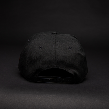 NEW ERA 9FIFTY A-FRAME BLACK LOS ANGELES DODGERS SNAPBACK W/ 40TH ANNIVERSARY SIDE PATCH