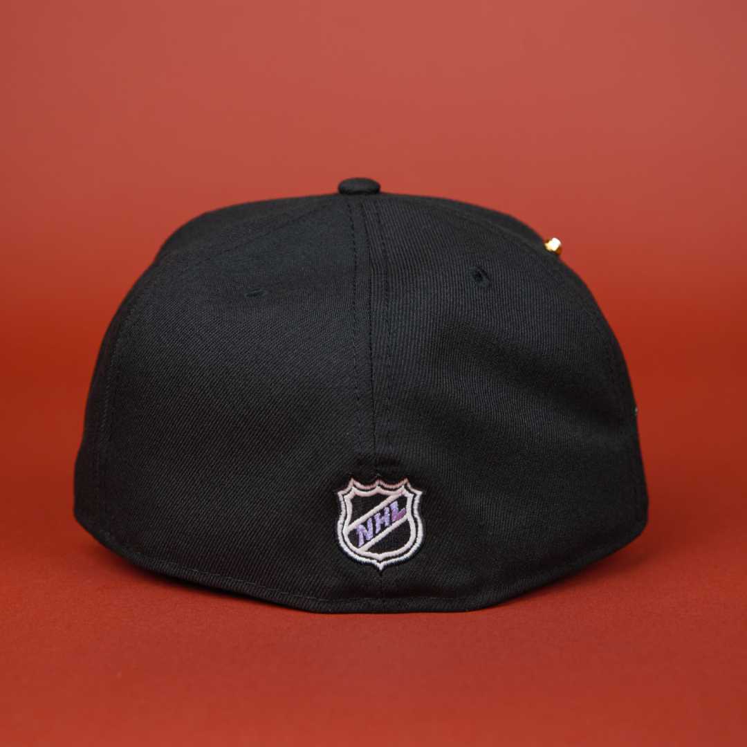 NEW ERA EXCLUSIVE 59FIFTY BLACK LOS ANGELES KINGS W/ ALL STAR GAME SIDE PATCH