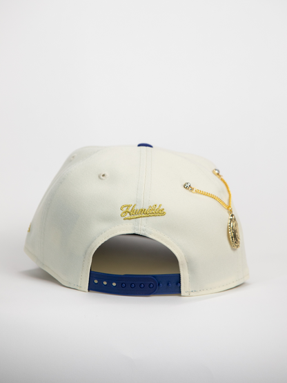 NEW* "RANCHO HUMILDE x NEW ERA x CAP CITY" WHITE/BLUE 9FIFTY A-FRAME W/ MEXICAN FLAG & GREY UV *FREE ACCESSORY INCLUDED