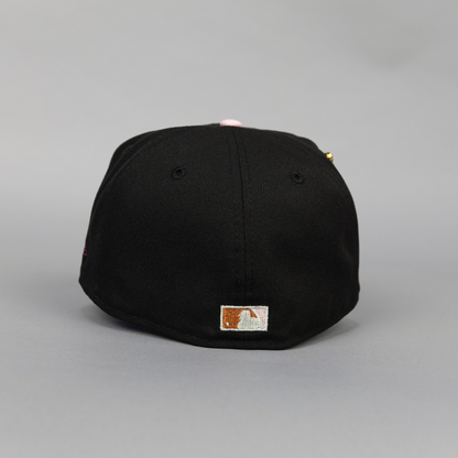 NEW ERA EXCLUSIVE 59FIFTY BLACK/ BURGUNDY SAN FRANCISCO GIANTS W/ ALL STAR WEEK SIDE PATCH