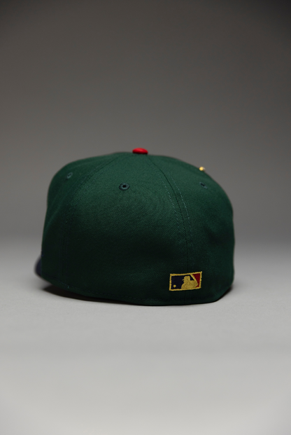 NEW ERA EXCLUSIVE 59FIFTY FOREST GREEN/NAVY CHICAGO WHITE SOX W/ ALL STAR GAME SIDE PATCH