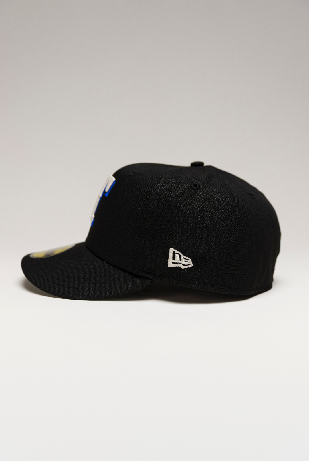 NEW ERA EXCLUSIVE 59FIFTY BLACK TEXAS RANGERS W/ WORLD SERIES SIDE PATCH