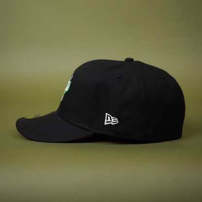 NEW ERA EXCLUSIVE 59FIFTY BLACK MINNESOTA TWINS W/ SPIDER WEB LOGO + ALL STAR GAME SIDE PATCH
