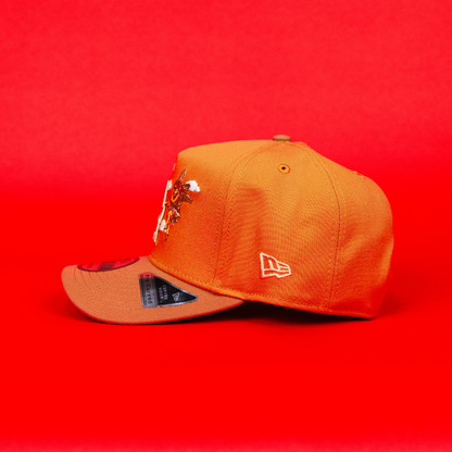 NEW ERA 9FIFTY A-FRAME BRONZE LOS ANGELES DODGERS "CITY OF ANGELS" W/ VIVA LOS DODGERS SIDE PATCH