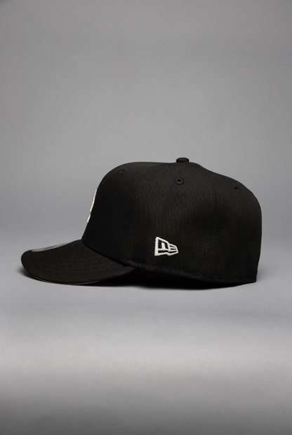 NEW ERA EXCLUSIVE 59FIFTY BLACK LOS ANGELES DODGERS W/ SHOHEI OHTANI 50-50 CLUB SIDE PATCH