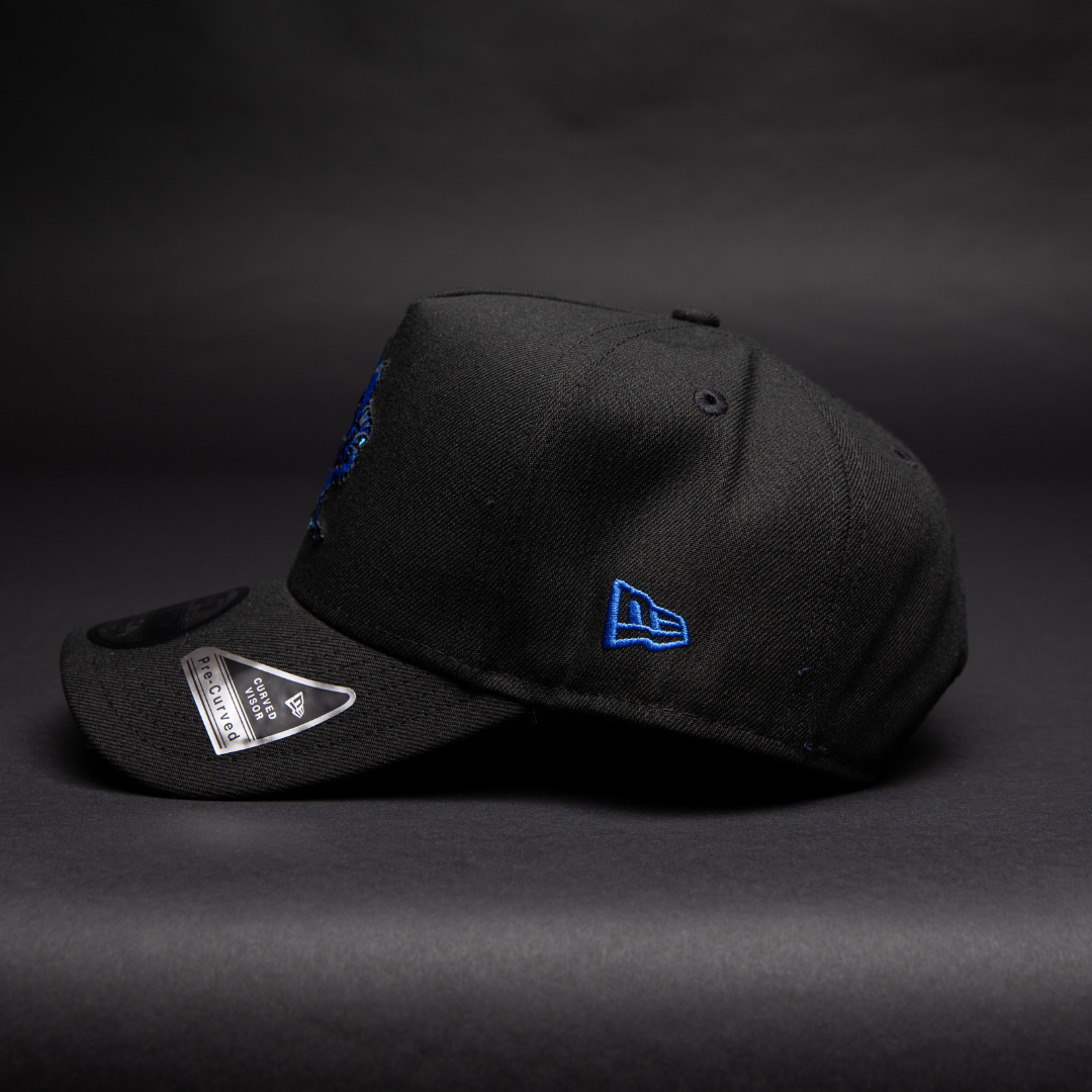 NEW ERA 9FIFTY A-FRAME BLACK ST LOUIS CARDINALS SNAPBACK W/ 125TH ANNIVERSARY SIDE PATCH