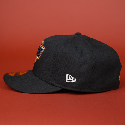 NEW ERA EXCLUSIVE 59FIFTY BLACK LOS ANGELES KINGS W/ ALL STAR GAME SIDE PATCH