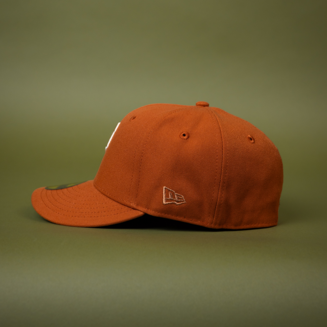 NEW ERA EXCLUSIVE 59FIFTY RUST PHILADELPHIA PHILLIES W/ 1996 ALL STAR GAME SIDE PATCH