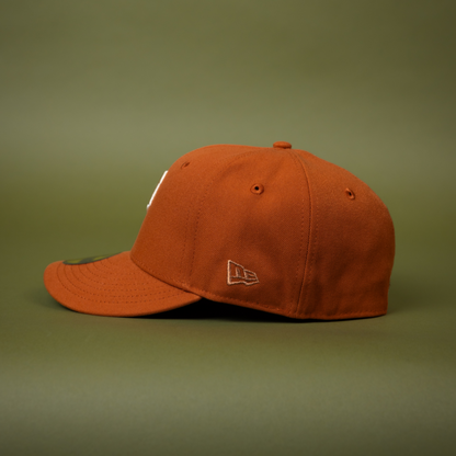 NEW ERA EXCLUSIVE 59FIFTY RUST PHILADELPHIA PHILLIES W/ 1996 ALL STAR GAME SIDE PATCH