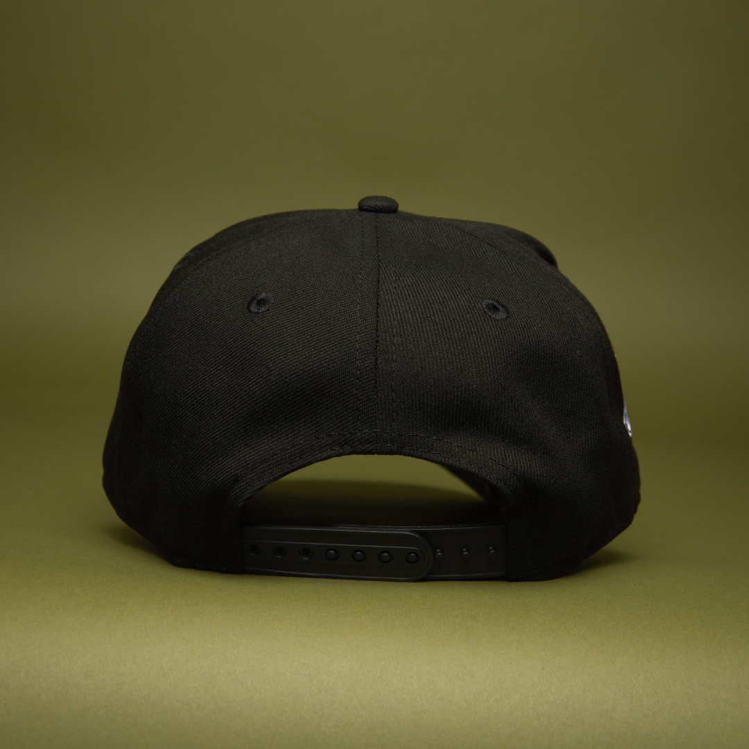 NEW ERA 9FIFTY A-FRAME BLACK MILWAUKEE BREWERS SNAPBACK W/ ALL STAR GAME SIDE PATCH