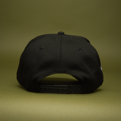 NEW ERA 9FIFTY A-FRAME BLACK MILWAUKEE BREWERS SNAPBACK W/ ALL STAR GAME SIDE PATCH