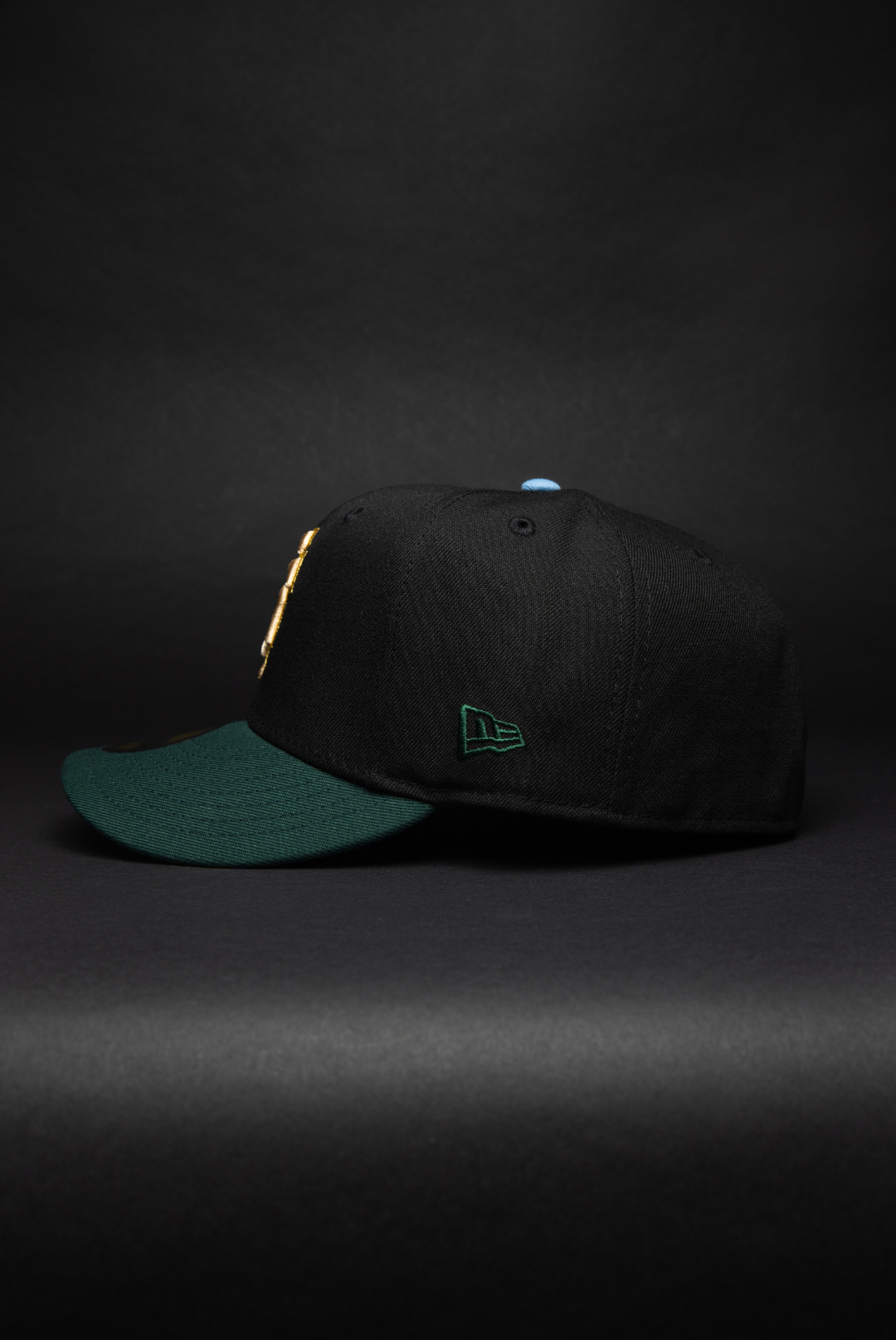 NEW ERA EXCLUSIVE 59FIFTY BLACK/FOREST GREEN SAN FRANCISCO GIANTS W/ ALL STAR WEEK SIDE PATCH