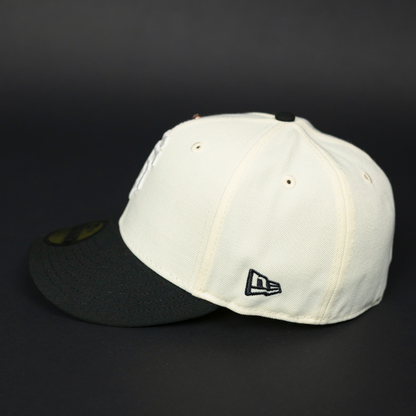 NEW ERA EXCLUSIVE 59FIFTY BLACK SAN FRANCISCO GIANTS W/ 50TH ANNIVERSARY SIDE PATCH