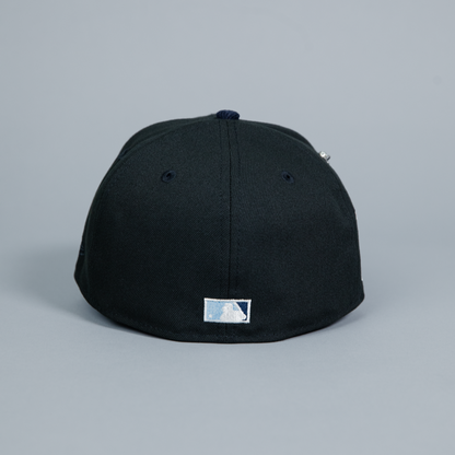 NEW ERA EXCLUSIVE 59FIFTY BLACK/ NAVY CORDUROY BROOKLYN DODGERS W/ "JACKIE ROBINSON" SIDE PATCH