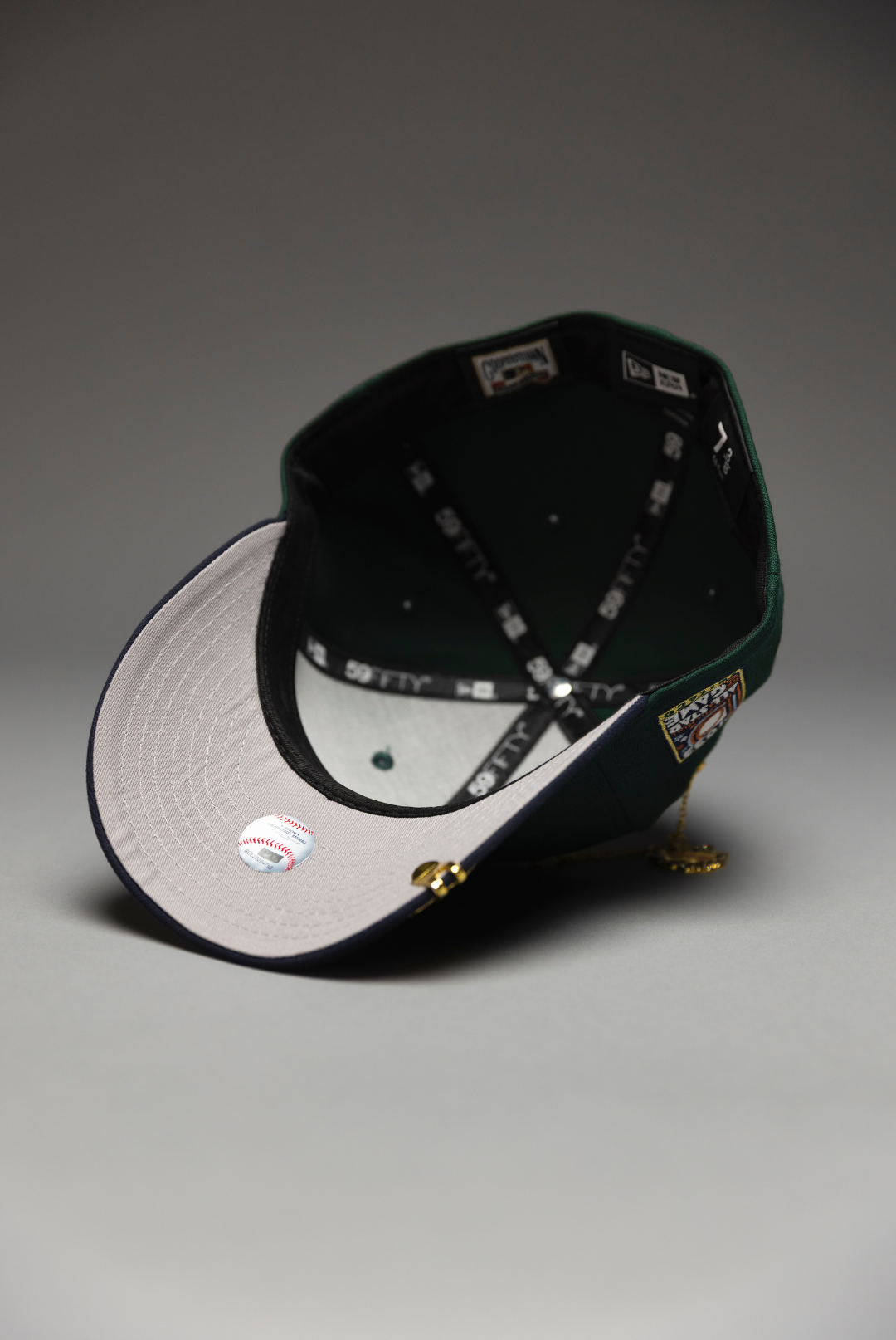 NEW ERA EXCLUSIVE 59FIFTY FOREST GREEN/NAVY CHICAGO WHITE SOX W/ ALL STAR GAME SIDE PATCH