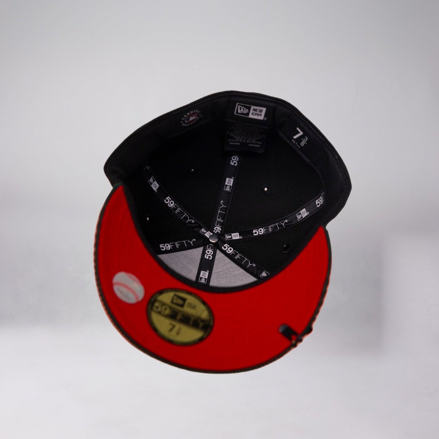 NEW ERA EXCLUSIVE 59FIFTY BLACK/ GREEN CORDUROY LOS ANGELES DODGERS SCRIPT W/ "JACKIE ROBINSON" SIDE PATCH