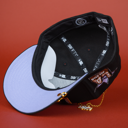 NEW ERA EXCLUSIVE 59FIFTY BLACK LOS ANGELES KINGS W/ ALL STAR GAME SIDE PATCH