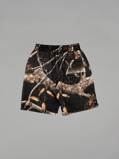 CAP CITY X SHORELINE MAFIA BLACK CAMO SHORTS -UNISEX