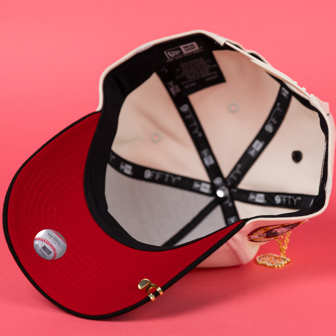 NEW ERA 9FIFTY A-FRAME CHROME/ BLACK CHICAGO WHITE SOX SNAPBACK W/ ALL STAR YEARS SIDE PATCH