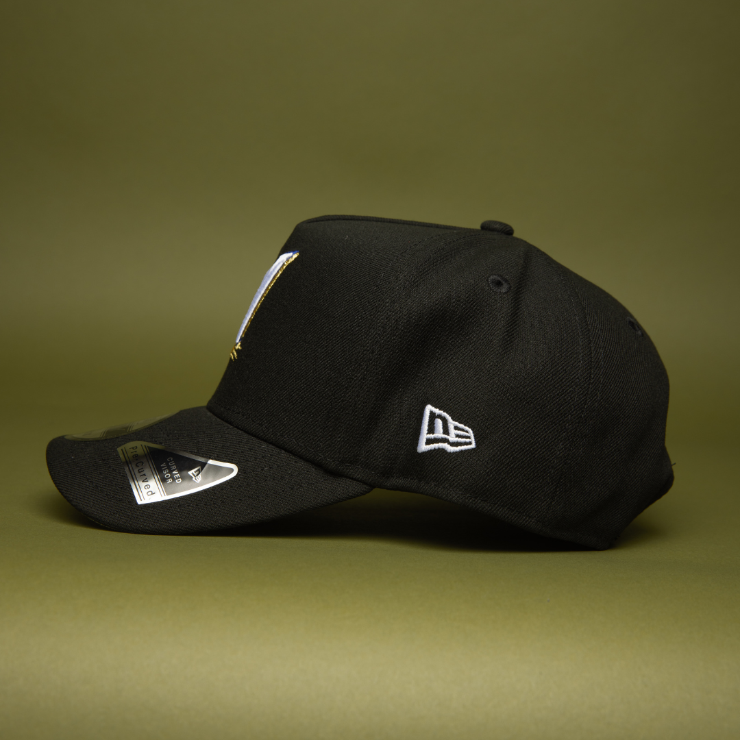 NEW ERA 9FIFTY A-FRAME BLACK MILWAUKEE BREWERS SNAPBACK W/ ALL STAR GAME SIDE PATCH
