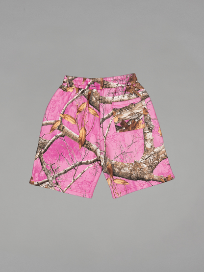 CAP CITY X SHORELINE MAFIA PINK CAMO SHORTS - UNISEX