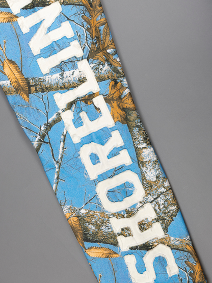 CAP CITY X SHORELINE MAFIA SKY BLUE CAMO PANTS - UNISEX
