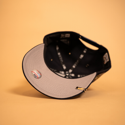 NEW ERA EXCLUSIVE 9FIFTY A-FRAME NAVY SAN FRANCISCO GIANTS SNAPBACK W/ 2002 WORLD SERIES SIDE PATCH