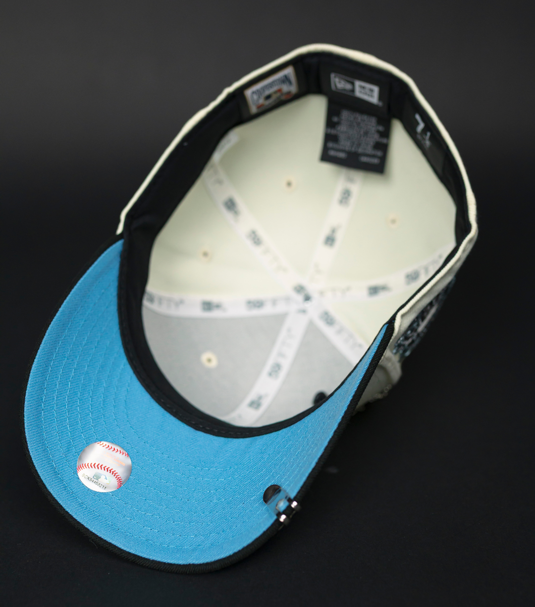 NEW ERA EXCLUSIVE 59FIFTY CHROME/ BLACK ATLANTA BRAVES W/ 2000 ALL STAR GAME SIDE PATCH