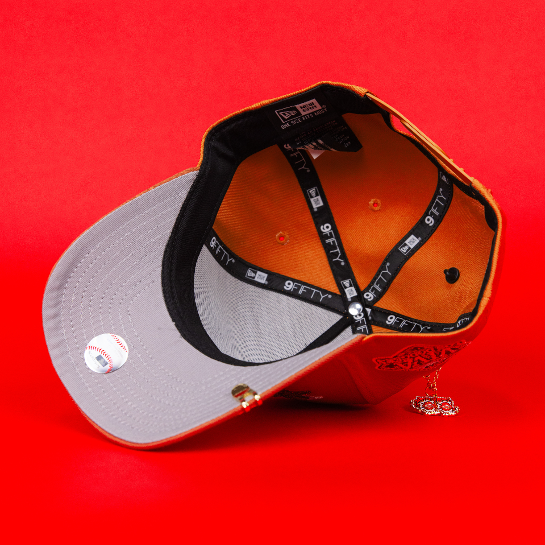 NEW ERA 9FIFTY A-FRAME BRONZE LOS ANGELES DODGERS "CITY OF ANGELS" W/ VIVA LOS DODGERS SIDE PATCH