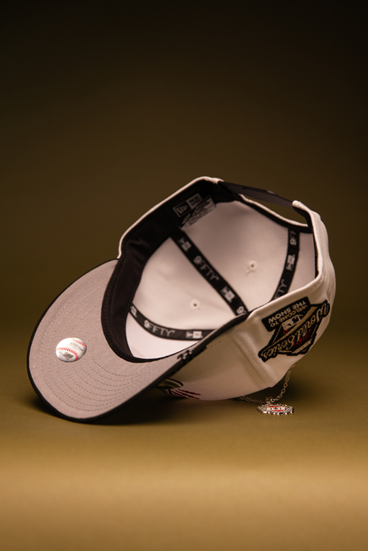 NEW ERA EXCLUSIVE 9FIFTY PEARL WHITE ATLANTA BRAVES SNAPBACK W/ 1995 WORLD SERIES SIDE PATCH