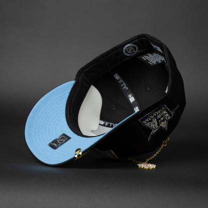 NEW ERA EXCLUSIVE 59FIFTY BLACK LOS ANGELES KINGS W/ ALL STAR GAME SIDE PATCH