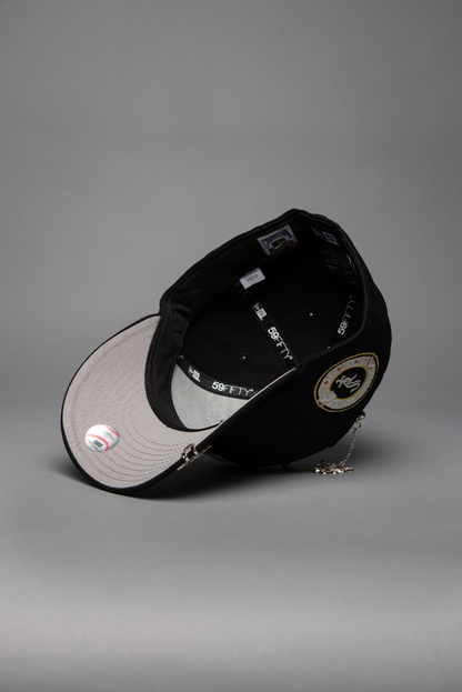 NEW ERA EXCLUSIVE 59FIFTY BLACK CHICAGO WHITE SOX W/ ALL STAR YEARS SIDE PATCH