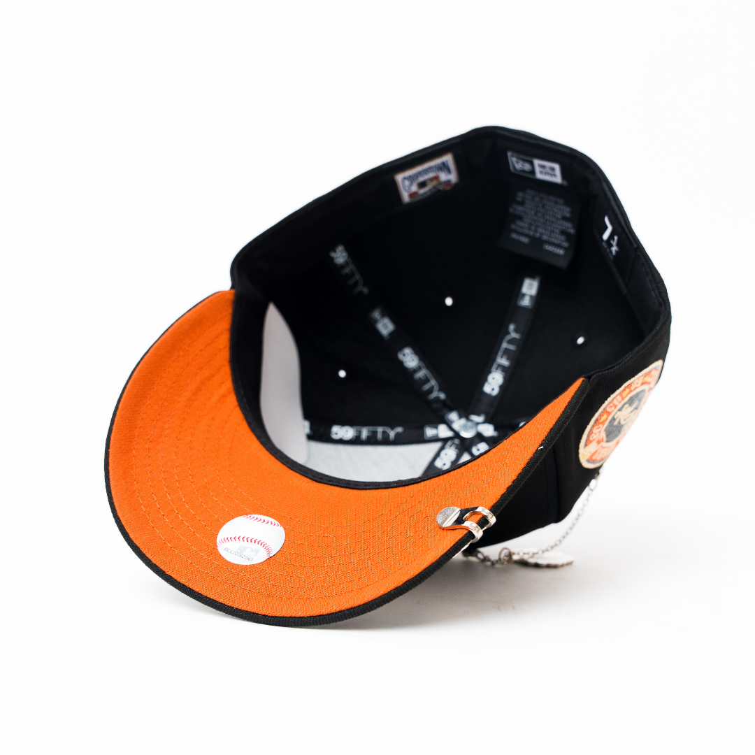NEW ERA EXCLUSIVE 59FIFTY BLACK CHICAGO WHITE SOX W ALL STAR YEARS SIDE PATCH
