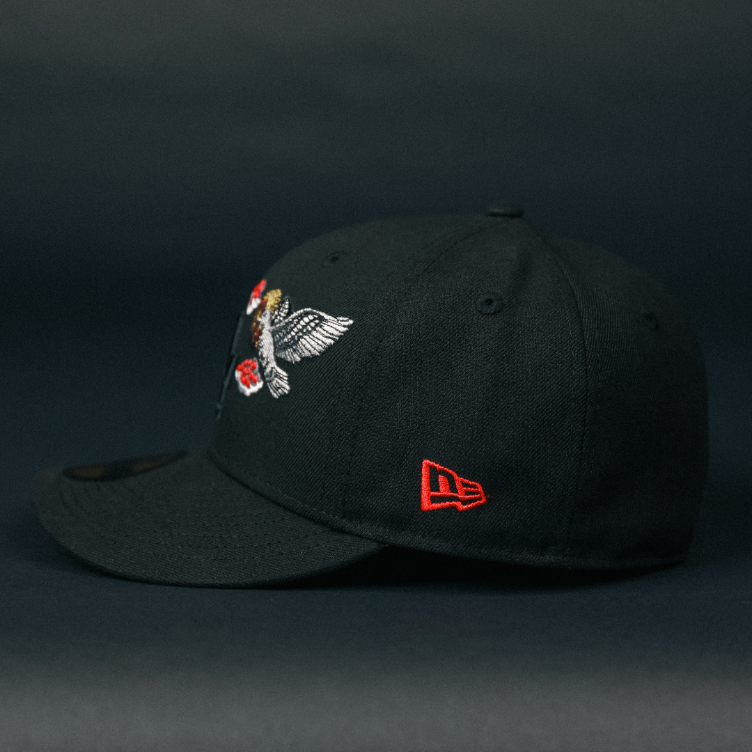 NEW ERA EXCLUSIVE 59FIFTY BLACKED OUT LOS ANGELES DODGERS "HEAVENLY CITY" W/ SHOHEI OHTANI SIDE PATCH