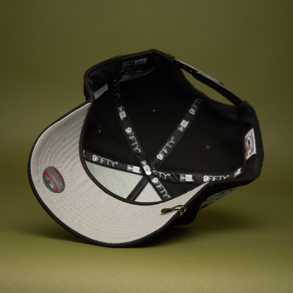 NEW ERA 9FIFTY A-FRAME BLACK MILWAUKEE BREWERS SNAPBACK W/ ALL STAR GAME SIDE PATCH