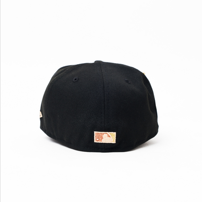 NEW ERA EXCLUSIVE 59FIFTY BLACK DETROIT TIGERS W/ WORLD SERIES SIDE PATCH