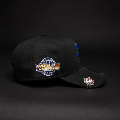 NEW ERA 9FIFTY A-FRAME BLACK CHIACGO WHITE SOX SNAPBACK W/ 2005 WORLD SERIES SIDE PATCH