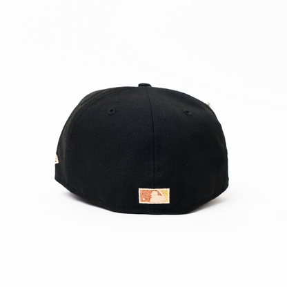 NEW ERA EXCLUSIVE 59FIFTY BLACK PHILADELPHIA PHILLIES W/ WORLD SERIES SIDE PATCH