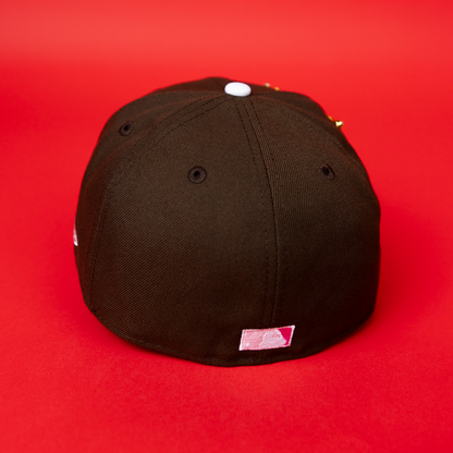 NEW ERA EXCLUSIVE 59FIFTY BROWN CHICAGO WHITE SOX W/ ALL STAR YEARS SIDE PATCH