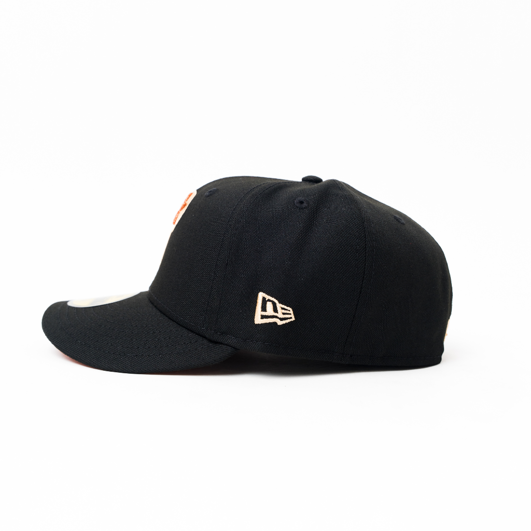 NEW ERA EXCLUSIVE 59FIFTY BLACK PHILADELPHIA PHILLIES W/ WORLD SERIES SIDE PATCH