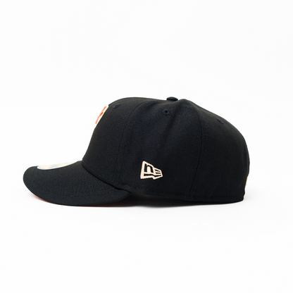 NEW ERA EXCLUSIVE 59FIFTY BLACK PHILADELPHIA PHILLIES W/ WORLD SERIES SIDE PATCH